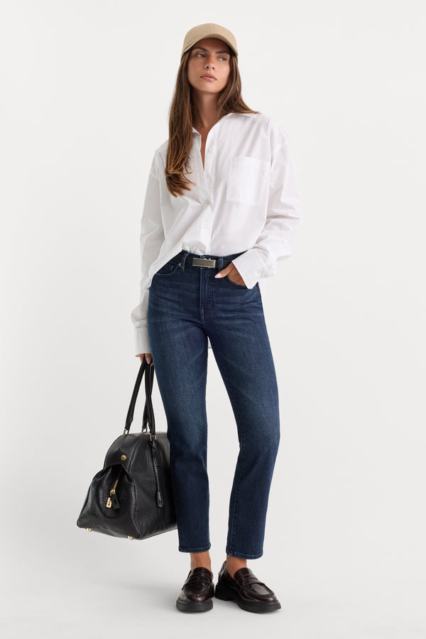 THE POPLIN EASY SHIRT | WHITE