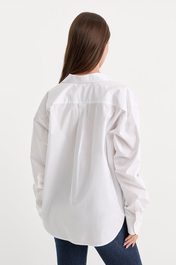THE POPLIN EASY SHIRT | WHITE