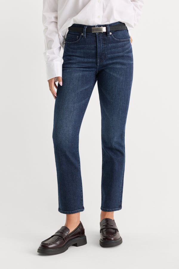 GOOD PETITE STRAIGHT JEANS | ATLAS BLUE