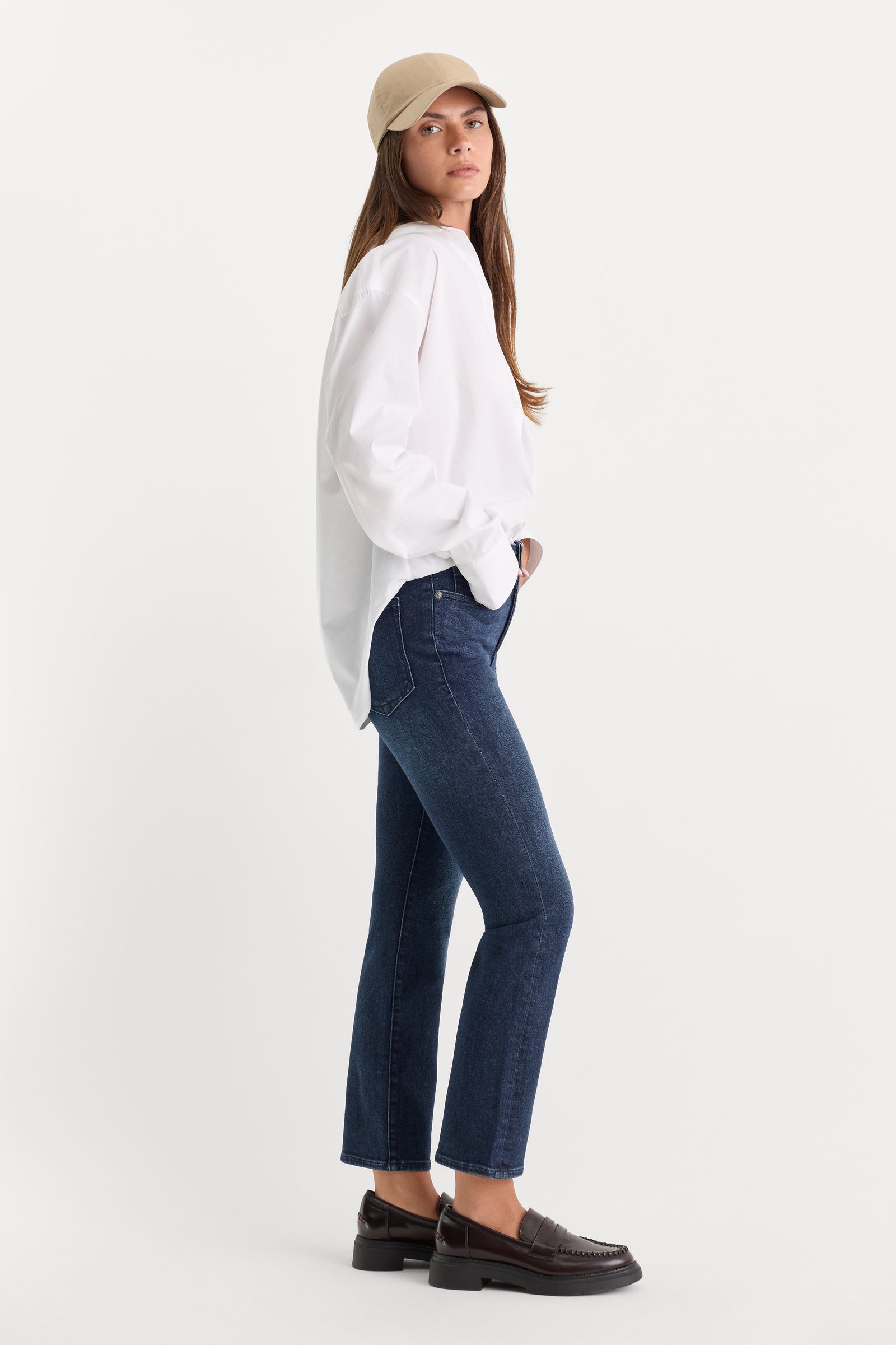 GOOD PETITE STRAIGHT JEANS | ATLAS BLUE