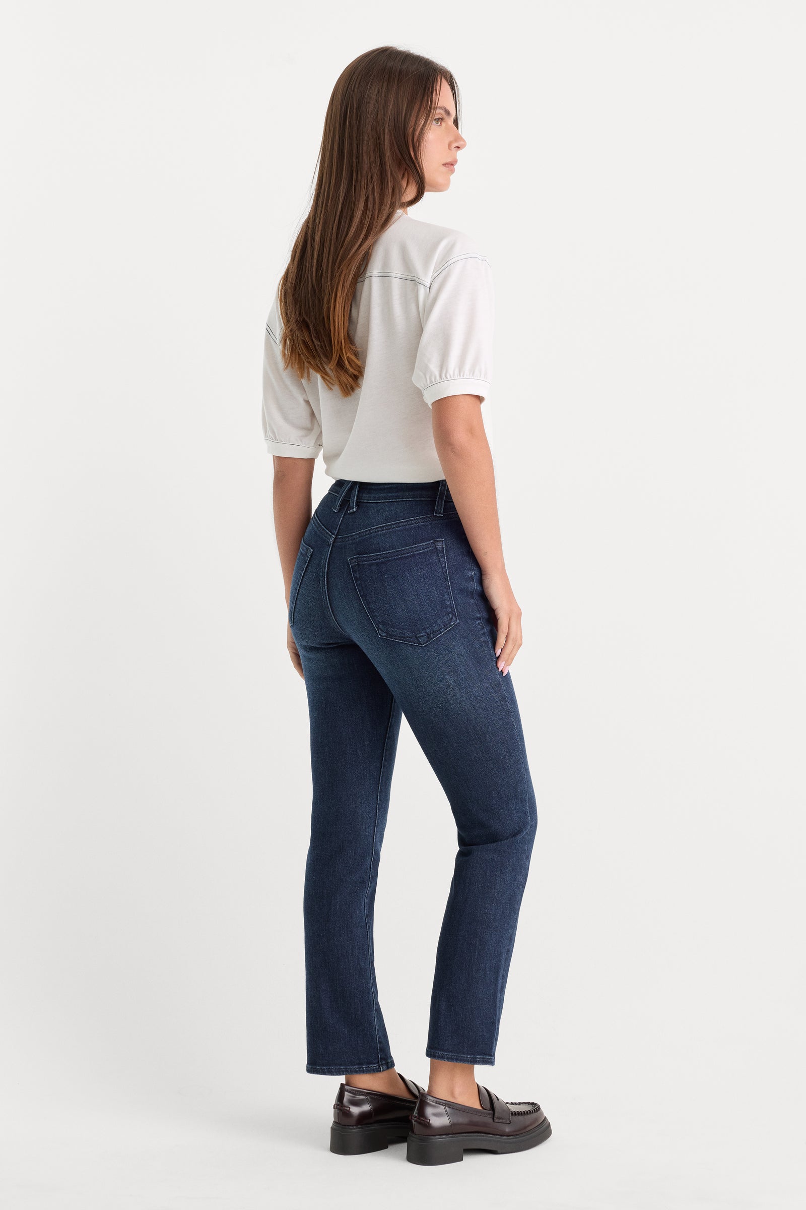 GOOD PETITE STRAIGHT JEANS | ATLAS BLUE