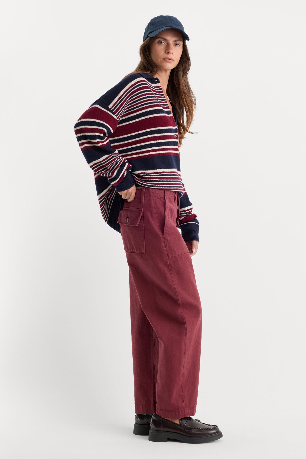 VINTAGE UTILITY BARREL ANKLE JEANS | BERRY NOIR-3 | GOOD AMERICAN | MODEL_A