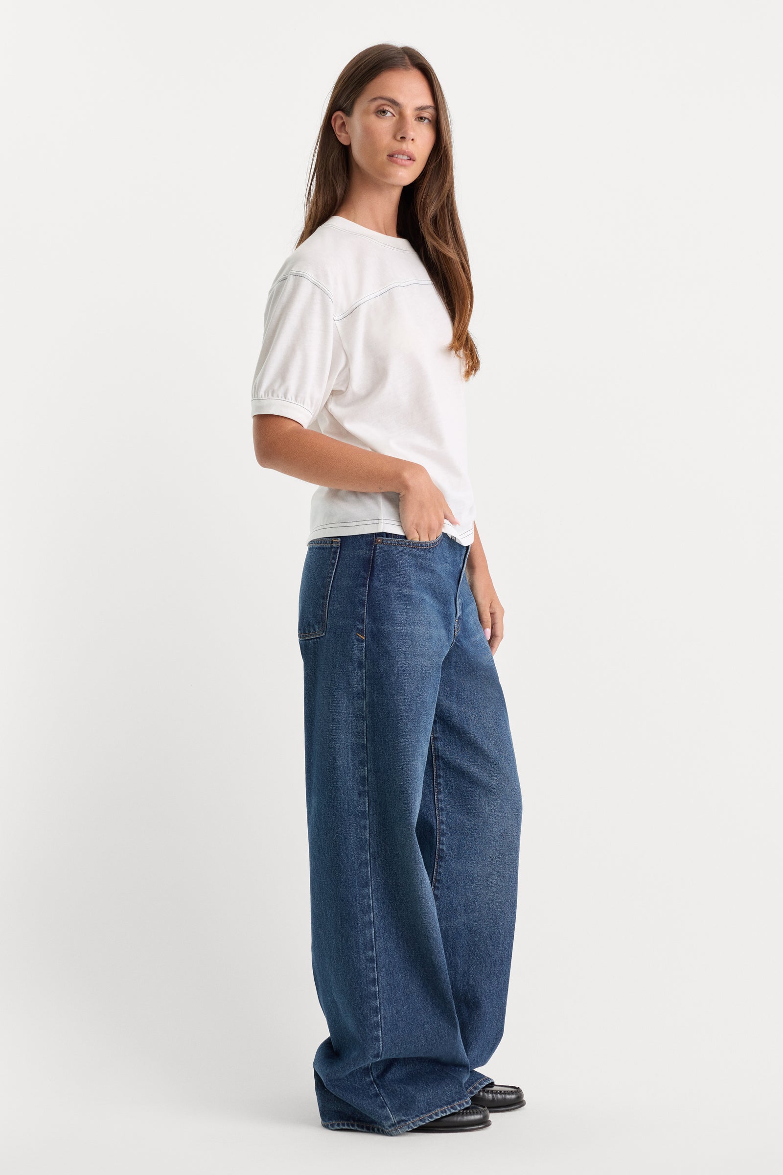 VINTAGE LOW SLUNG BAGGY JEANS | TRACE