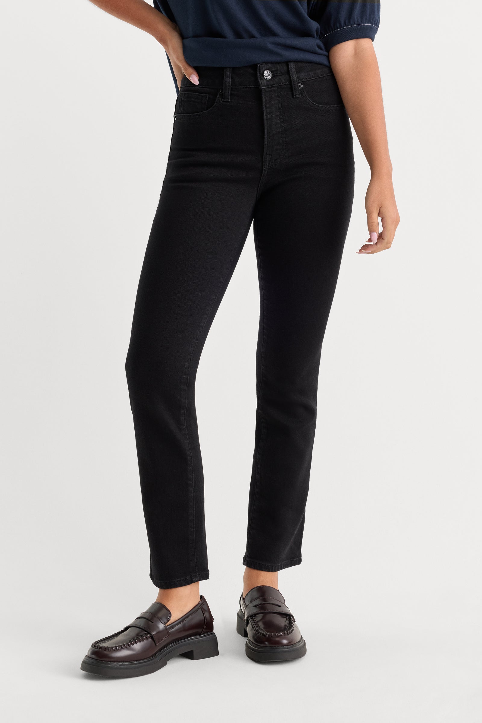 GOOD LEGS STRAIGHT JEANS | BLACK001