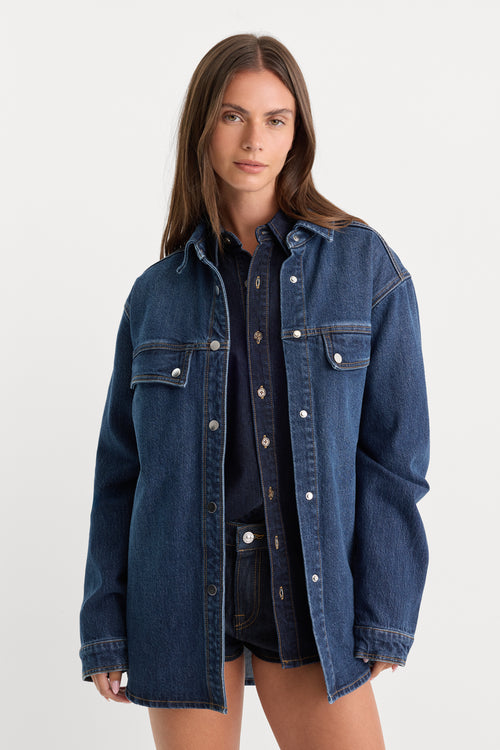 THE DENIM OVERSHIRT | BOUNCE
