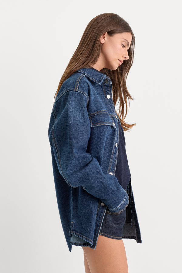 THE DENIM OVERSHIRT | BOUNCE