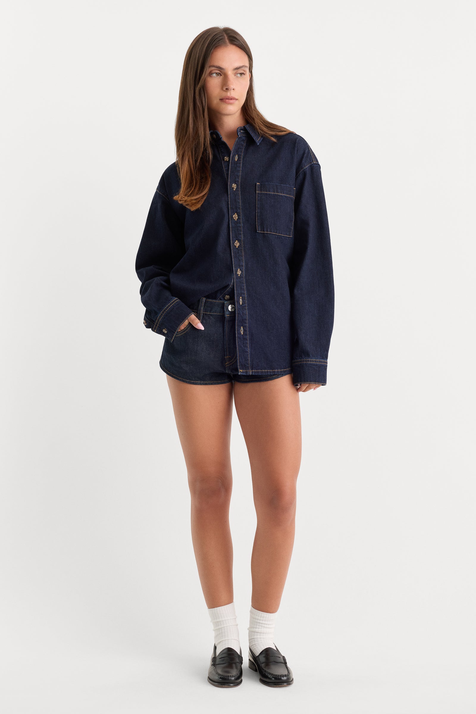 THE DENIM EASY SHIRT | INDIGO1389