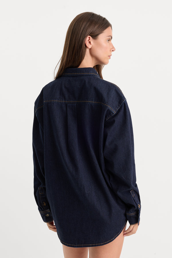 THE DENIM EASY SHIRT | INDIGO1389