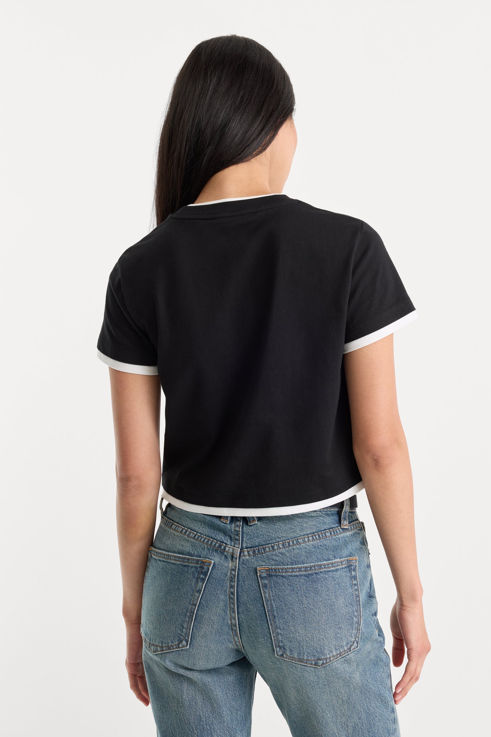 THE LAYERED TEE | BLACK