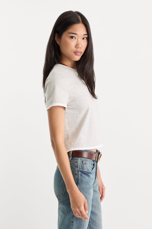 THE LAYERED TEE | VINTAGE GREY