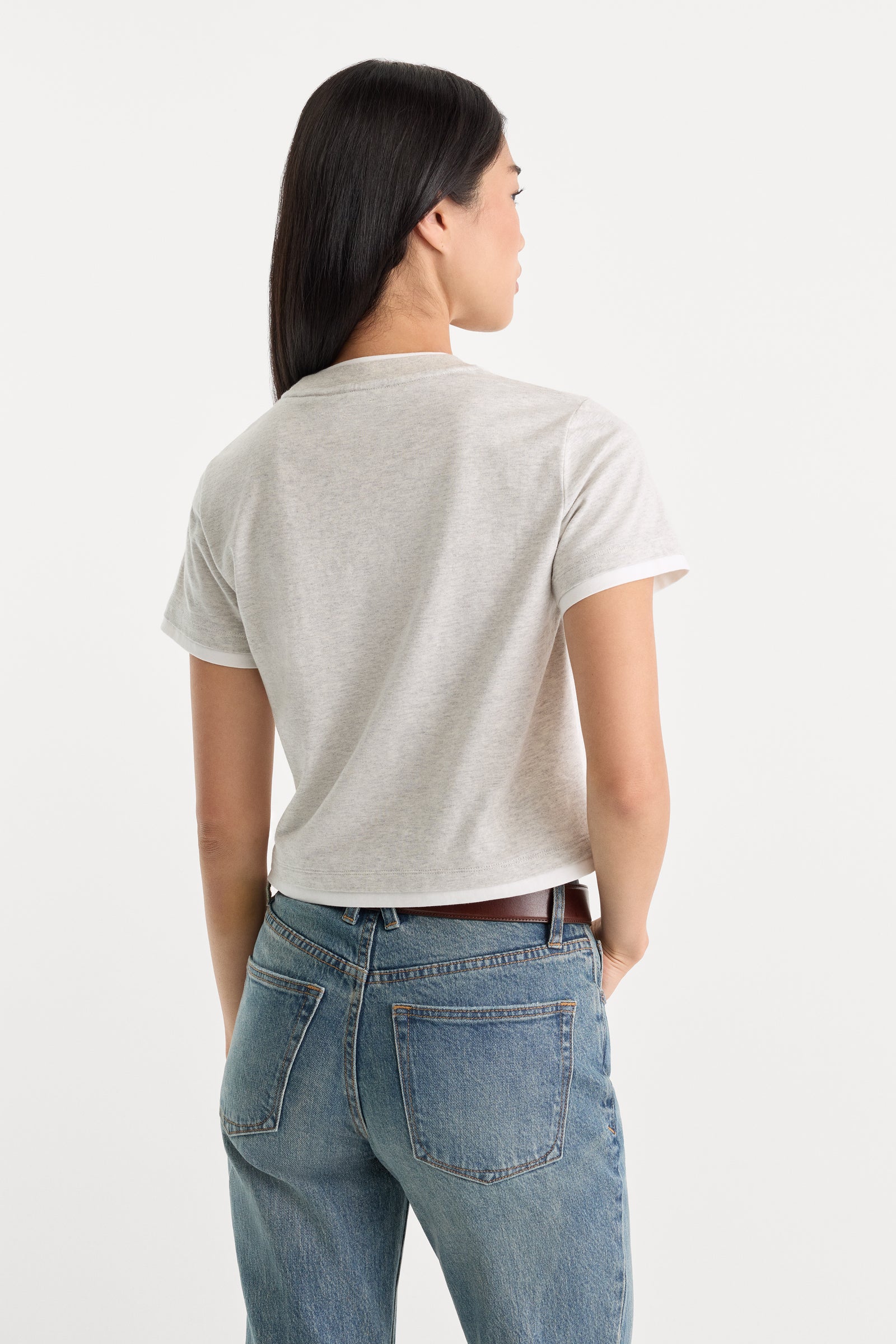 THE LAYERED TEE | VINTAGE GREY