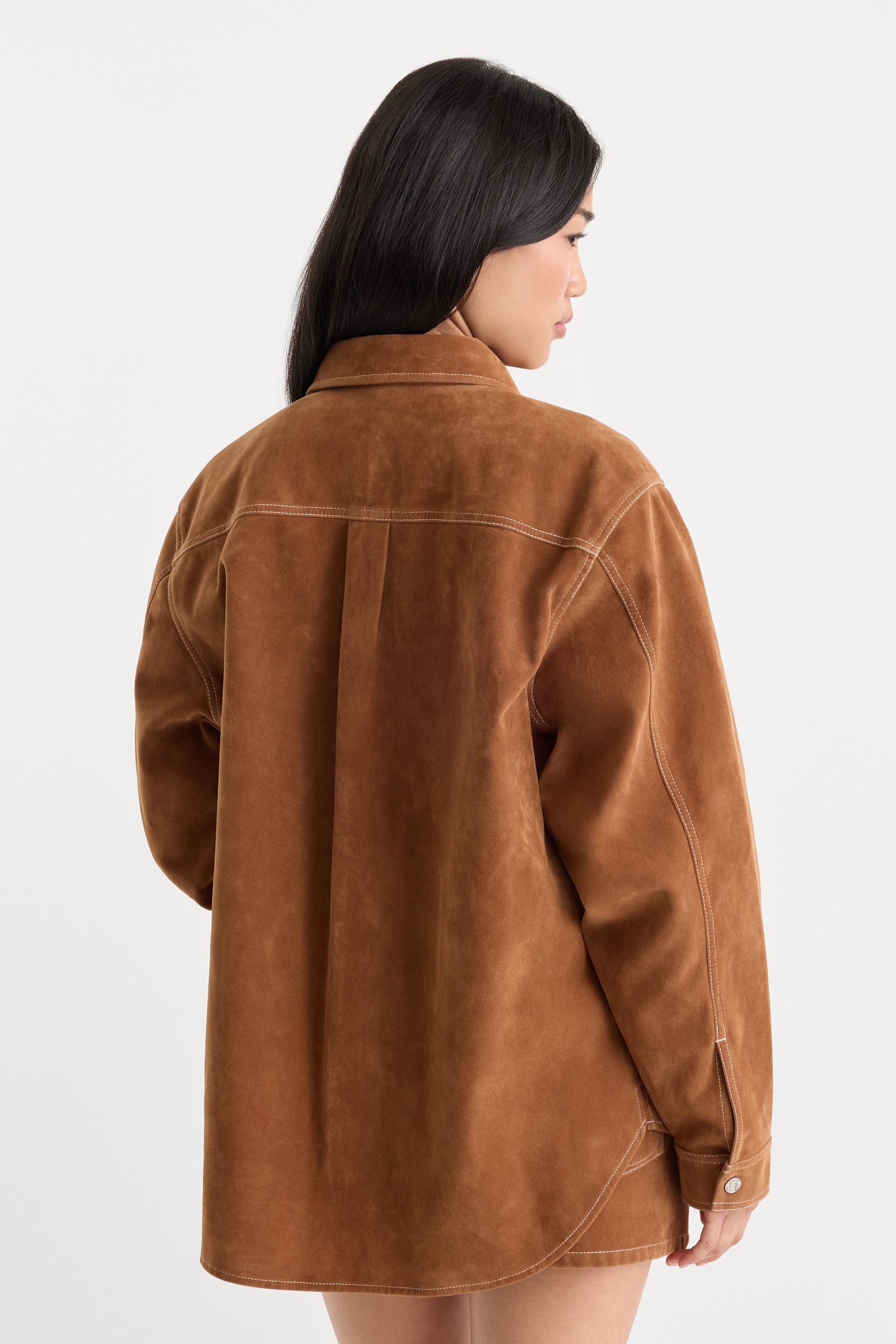THE BETTER THAN SUEDE OVERSHIRT | CAFE CLAY