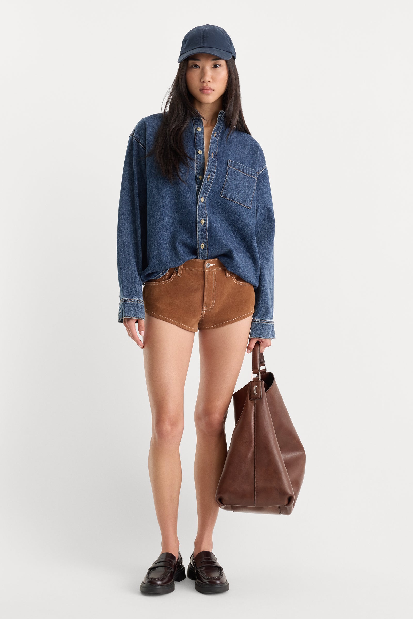 THE BETTER THAN SUEDE MICRO SHORT | CAFE CLAY