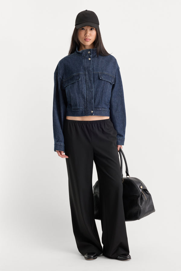 THE DENIM BOMBER JACKET | QUIRKY