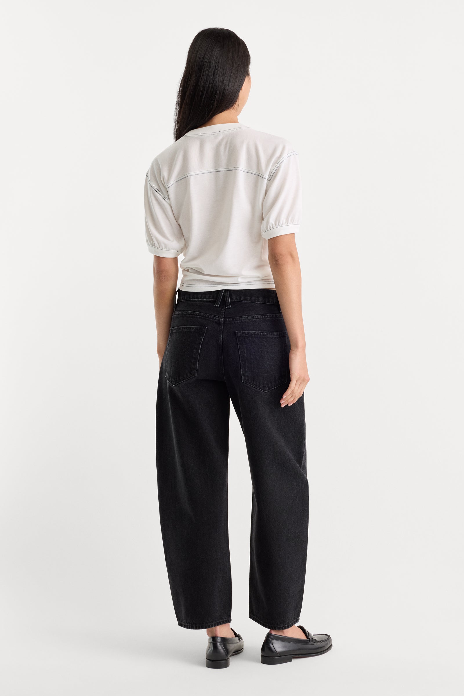 VINTAGE BARREL ANKLE JEANS | FLAT TYRE