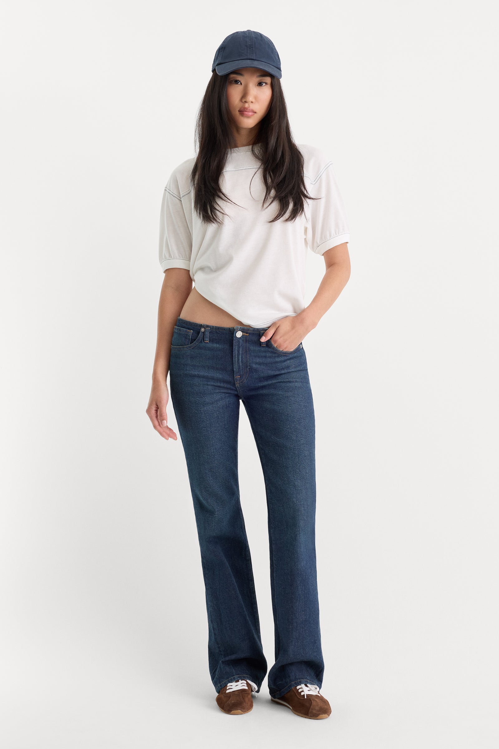 GHOST WAIST LOW RISE BOOTCUT JEANS | QUIRK