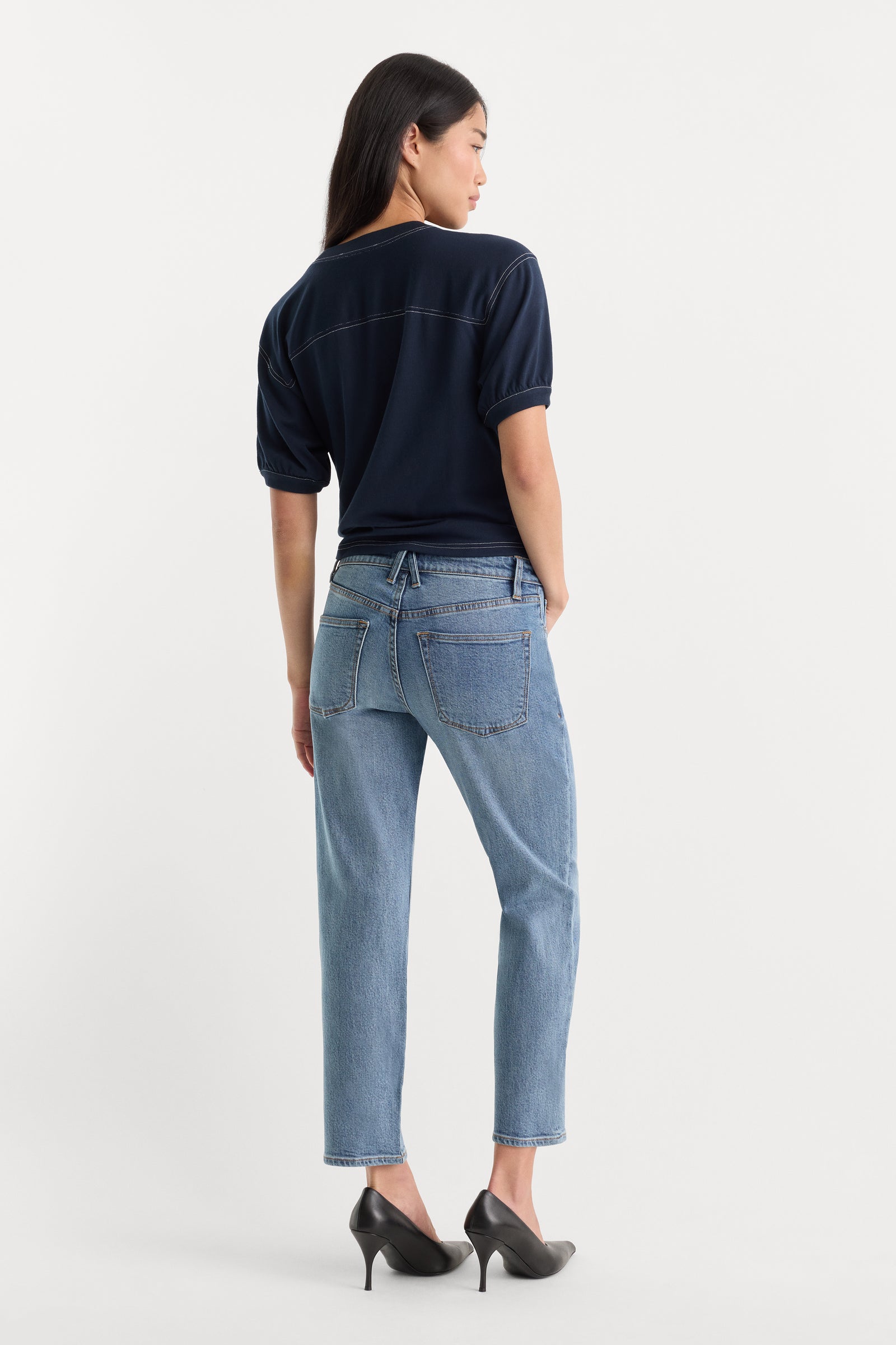 VINTAGE STRAIGHT ANKLE JEANS | SAVOR