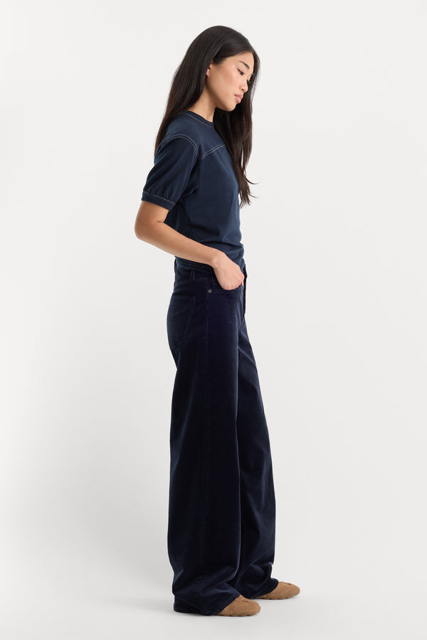 VINTAGE WIDE CORDUROY PANT | NEW NAVY002