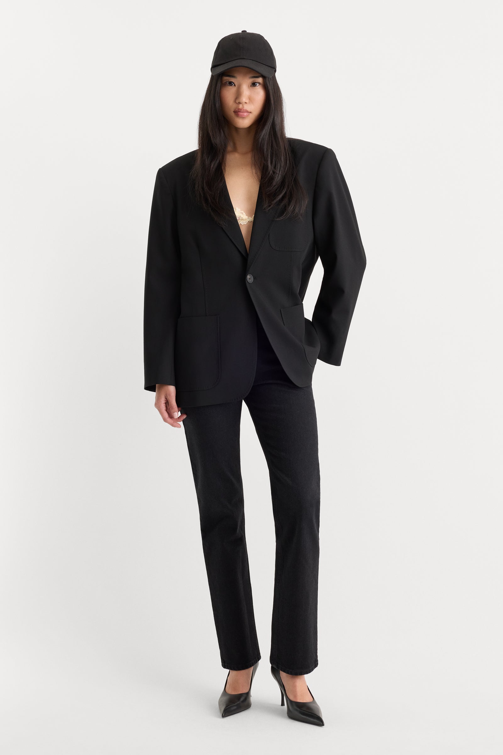 THE OVERSIZED BLAZER | BLACK001