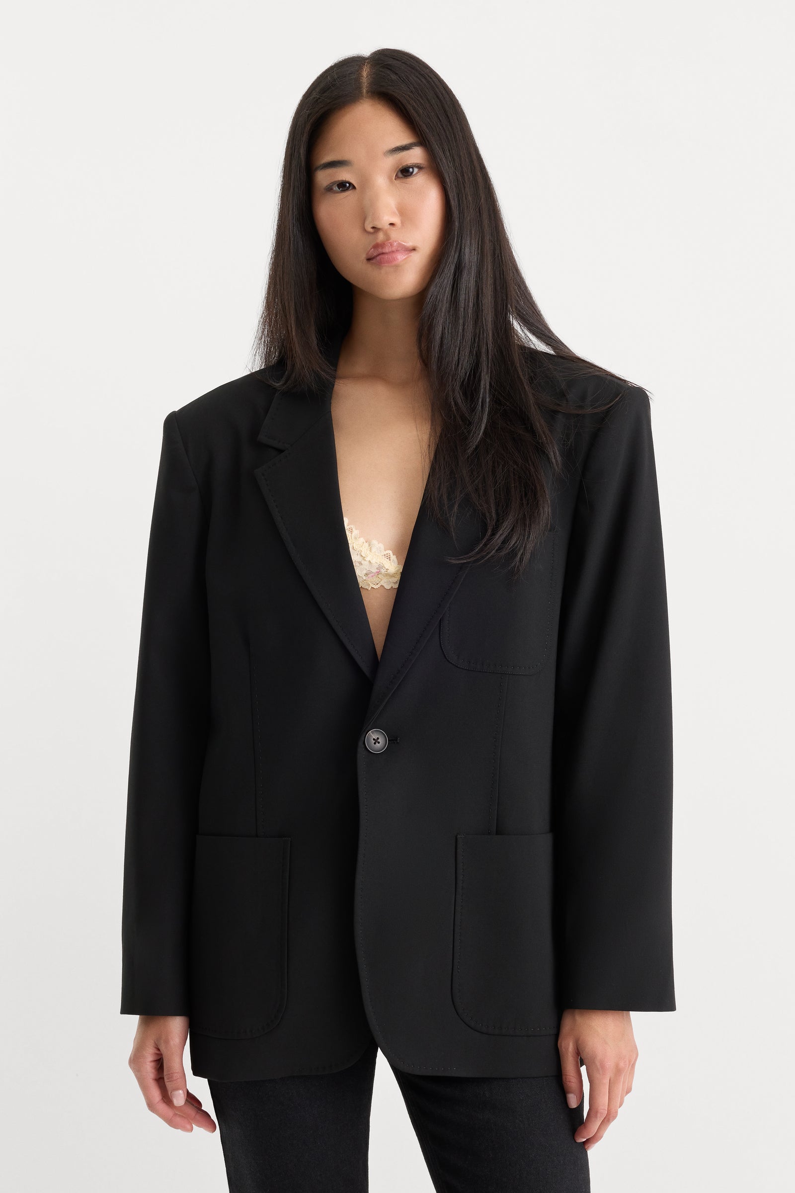 THE OVERSIZED BLAZER | BLACK001
