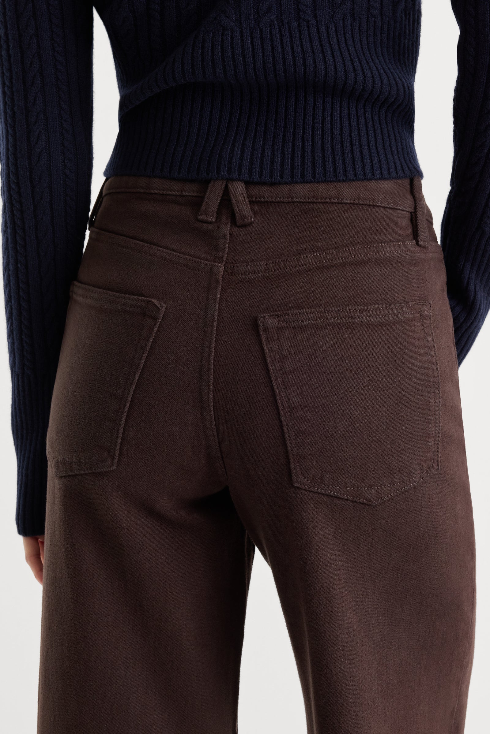 GOOD WAIST PALAZZO ANKLE JEANS | ESPRESSO