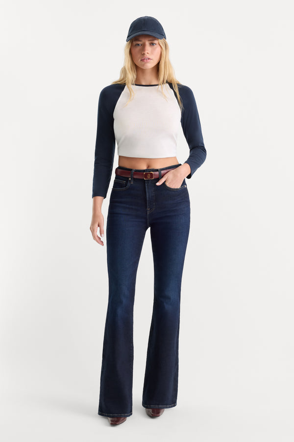GOOD LEGS FLARE JEANS | INDIGO1308
