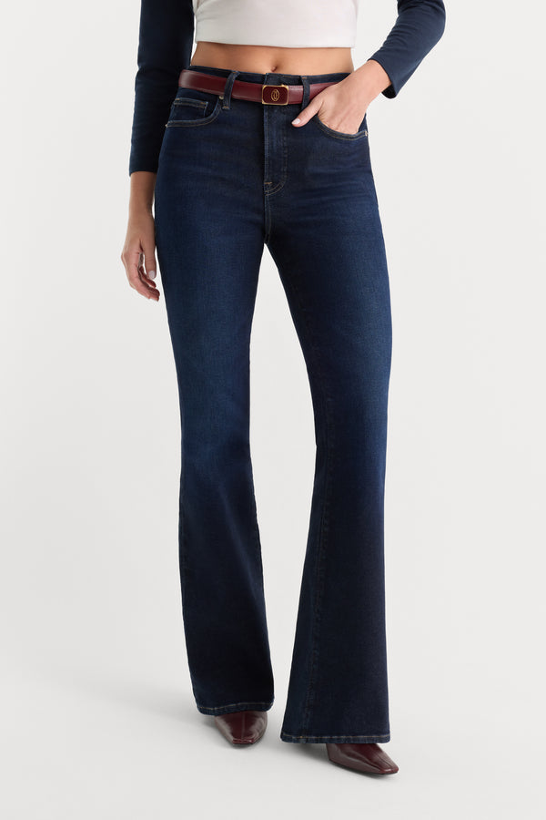 GOOD LEGS FLARE JEANS | INDIGO1308