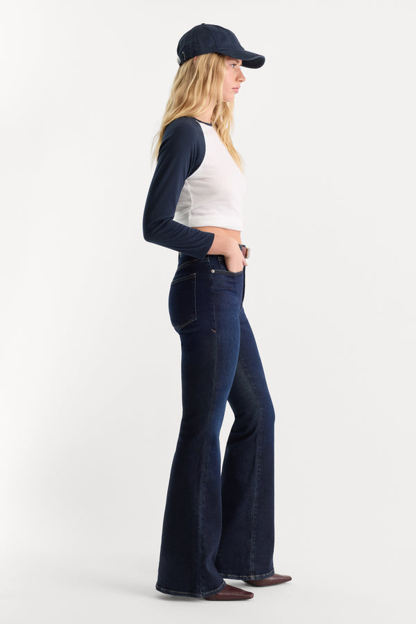 GOOD LEGS FLARE JEANS | INDIGO1308
