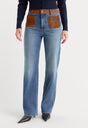 GOOD TRUE STRAIGHT JEANS | CREST-2 | GOOD AMERICAN | MODEL