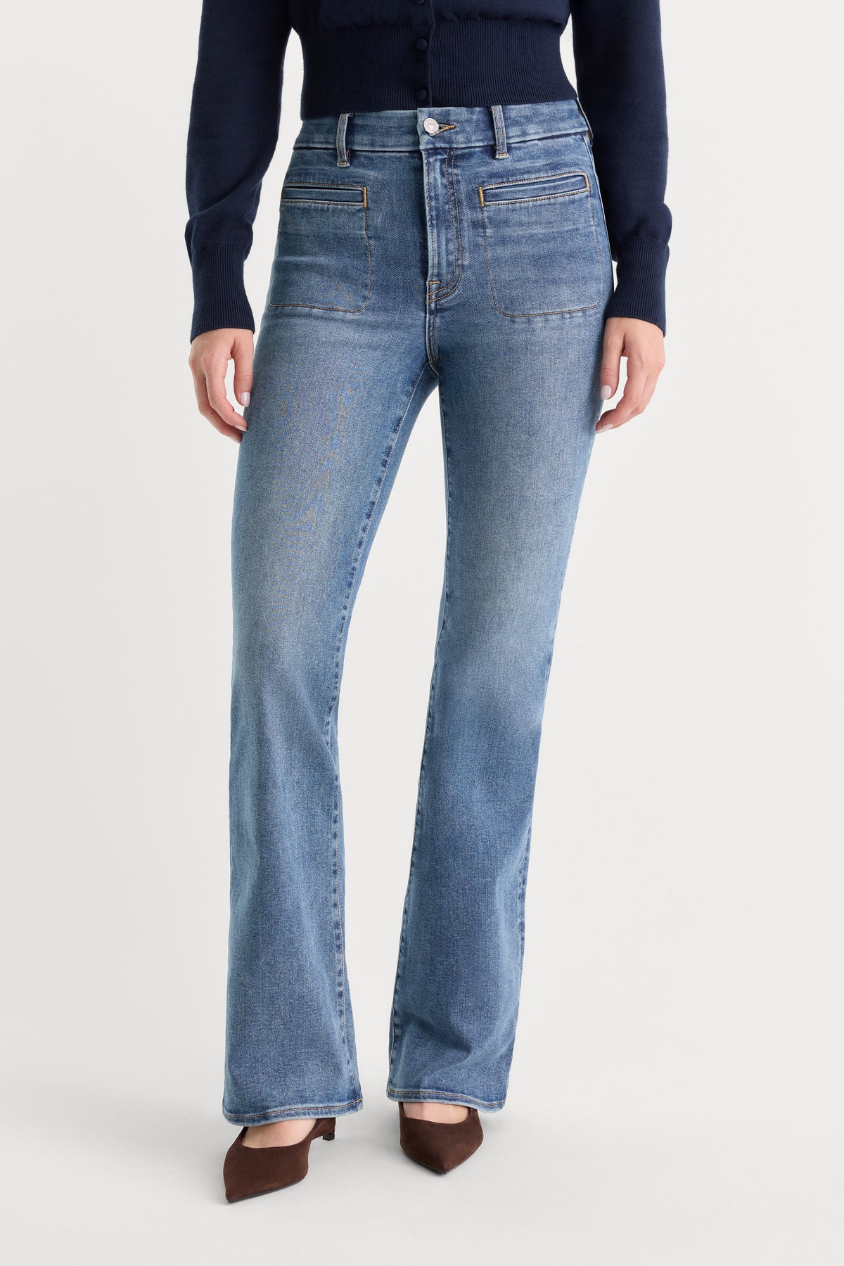 ALWAYS FITS GOOD CLASSIC BOOTCUT JEANS | TAWNY-2 | GOOD AMERICAN | MODEL_A