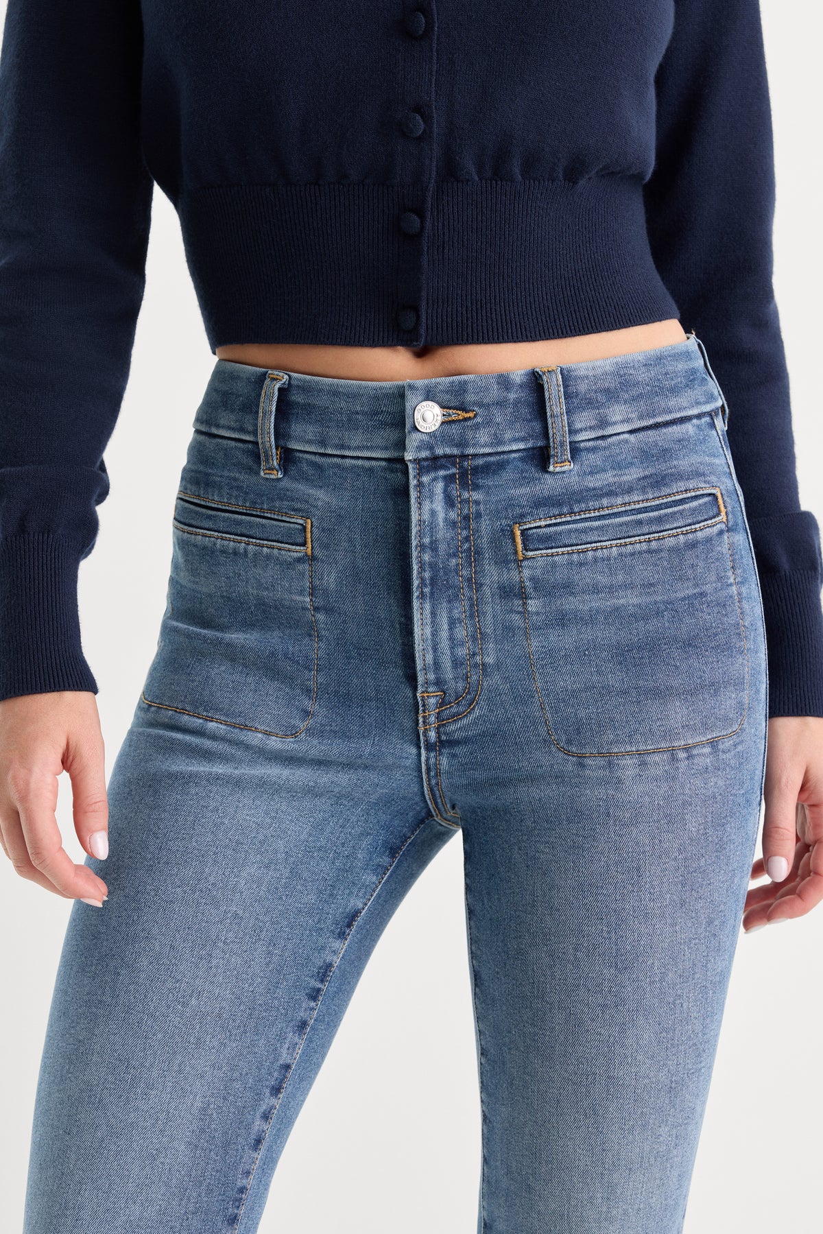 ALWAYS FITS GOOD CLASSIC BOOTCUT JEANS | TAWNY-4 | GOOD AMERICAN | MODEL_A