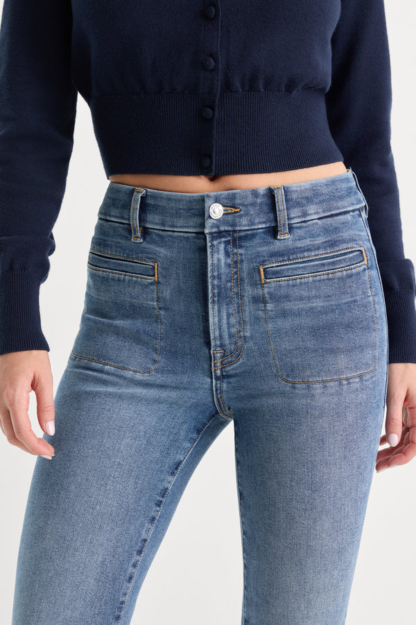 ALWAYS FITS GOOD CLASSIC BOOTCUT JEANS | TAWNY-4 | GOOD AMERICAN | MODEL_A