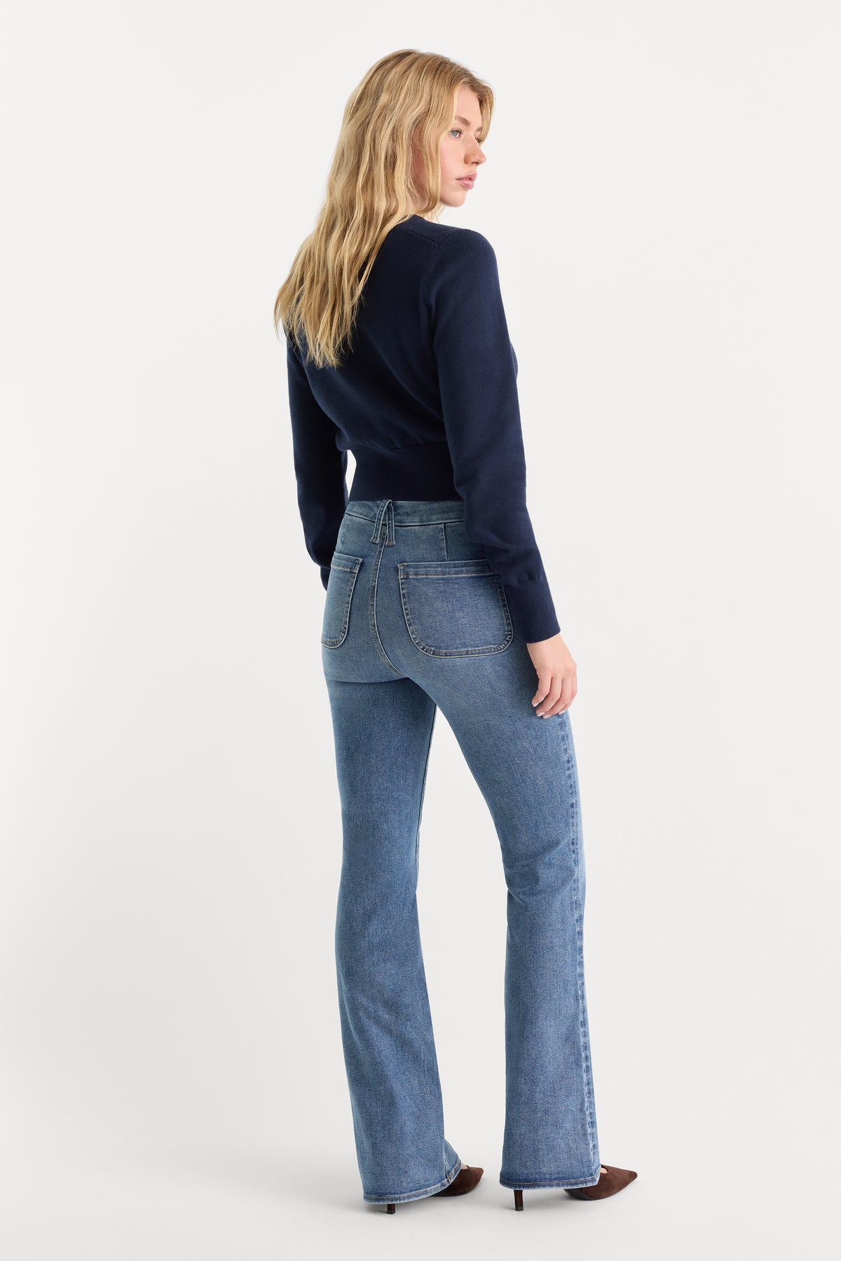 ALWAYS FITS GOOD CLASSIC BOOTCUT JEANS | TAWNY-5 | GOOD AMERICAN | MODEL_A