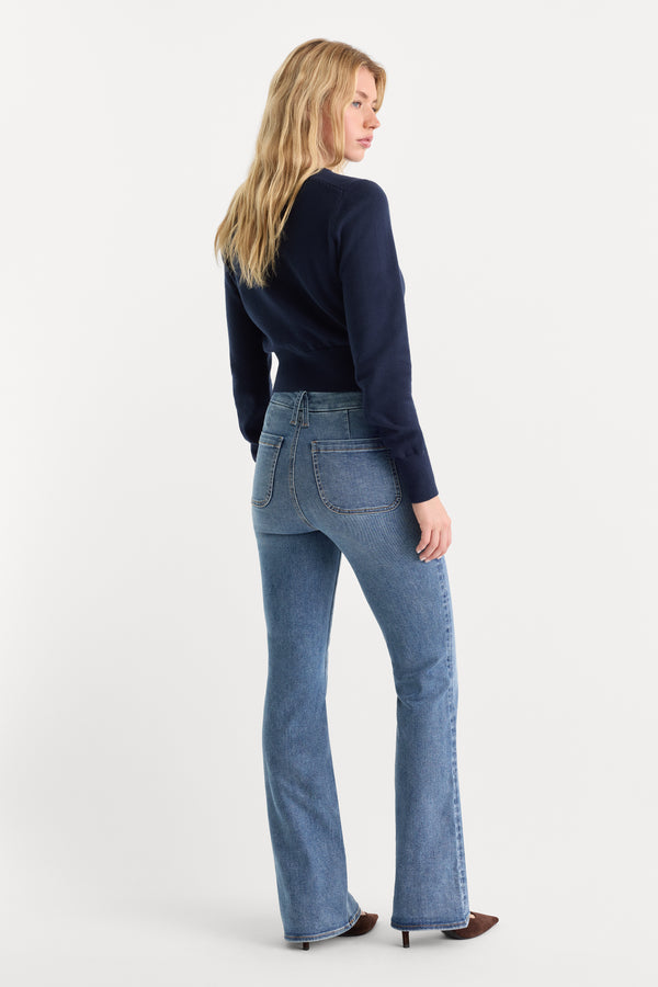 ALWAYS FITS GOOD CLASSIC BOOTCUT JEANS | TAWNY-5 | GOOD AMERICAN | MODEL_A