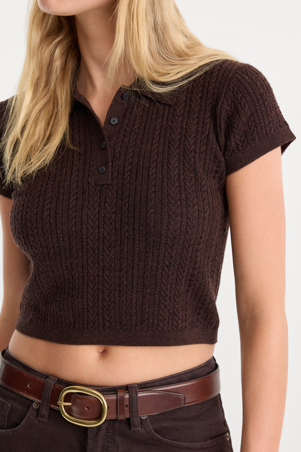 THE MICRO CABLE POLO | ESPRESSO