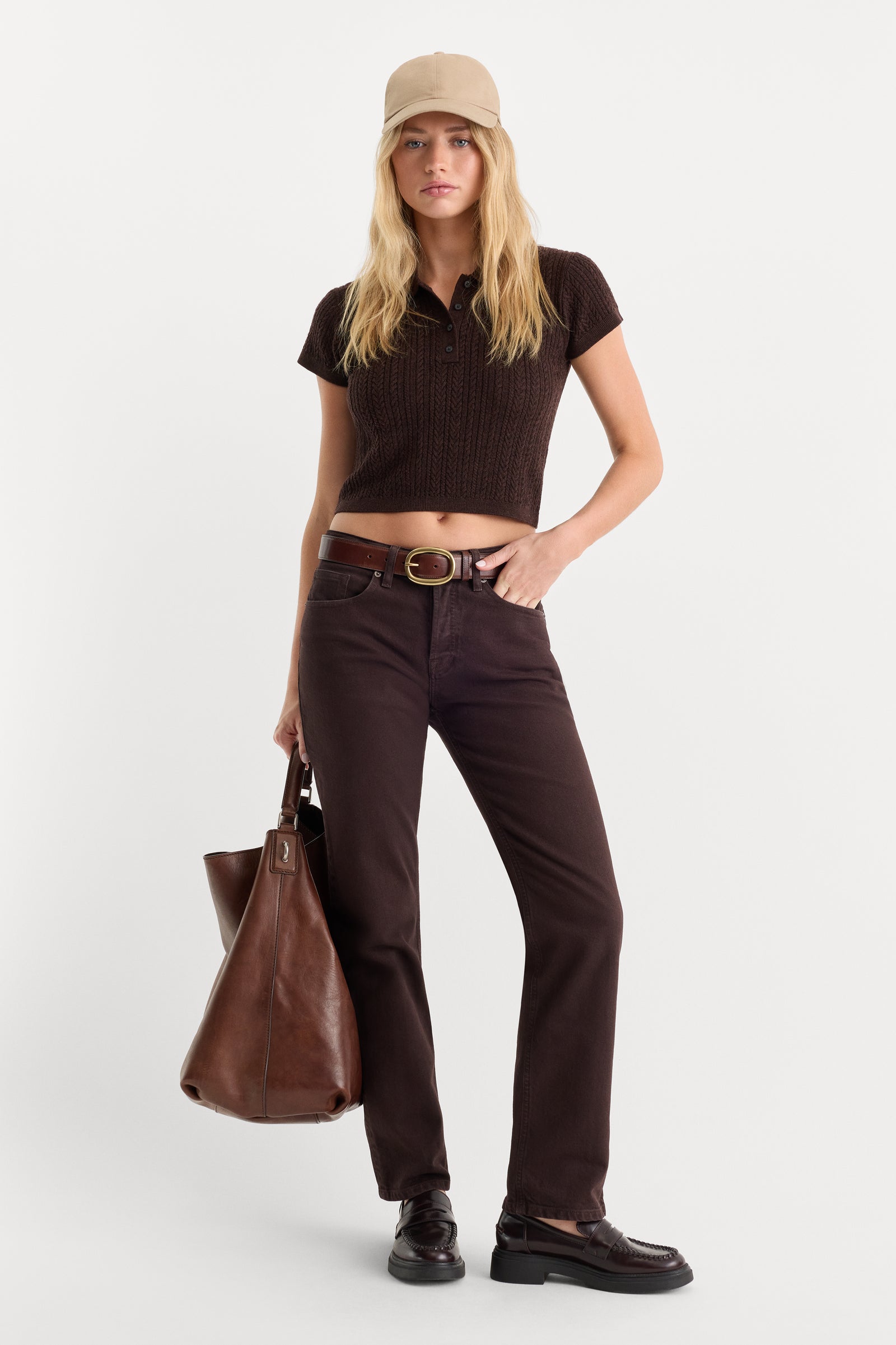 VINTAGE STRAIGHT JEANS | ESPRESSO