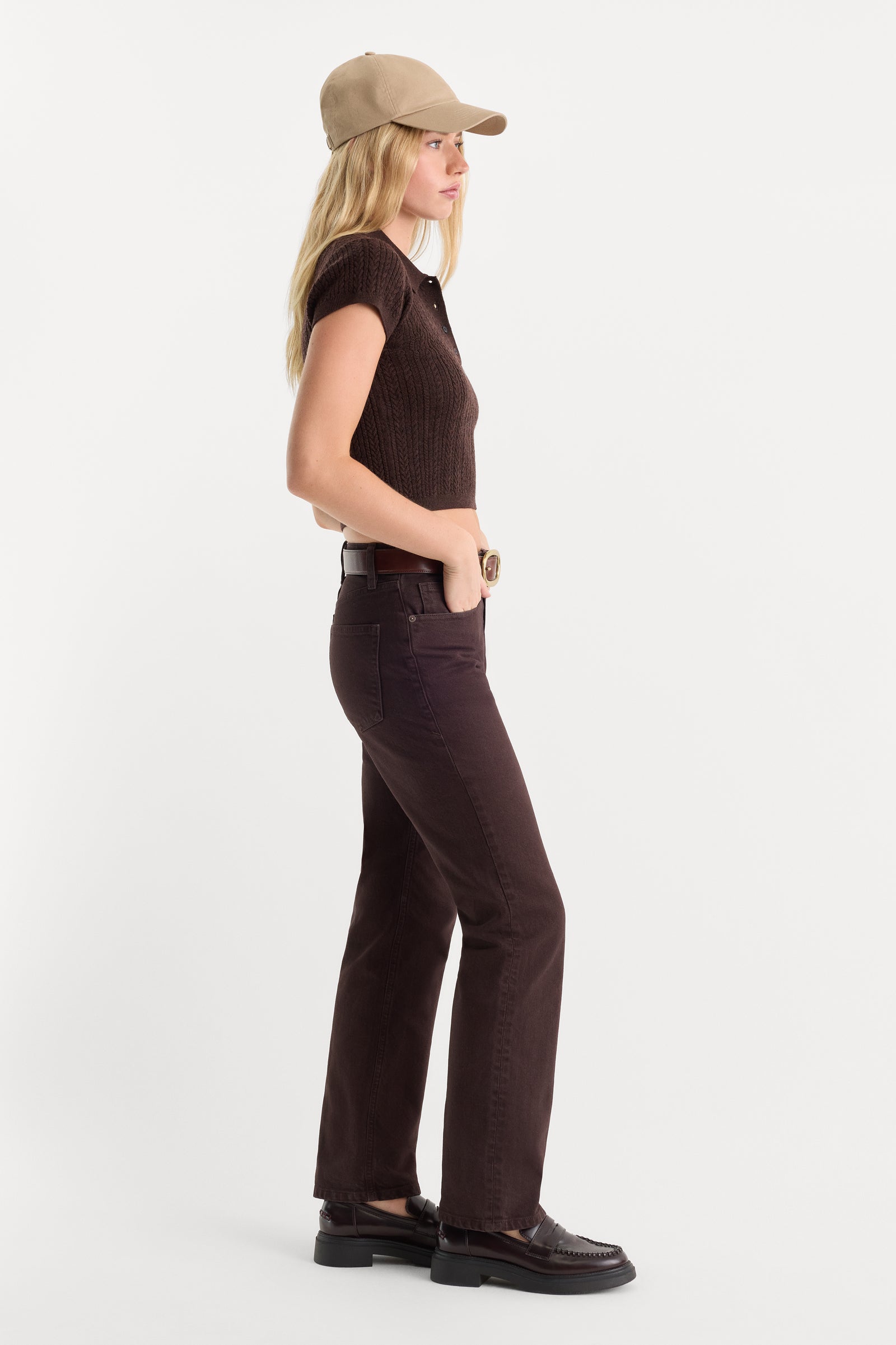 VINTAGE STRAIGHT JEANS | ESPRESSO