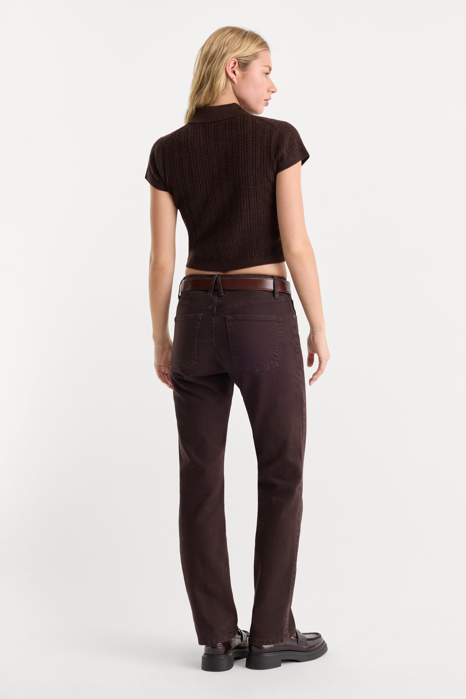 VINTAGE STRAIGHT JEANS | ESPRESSO