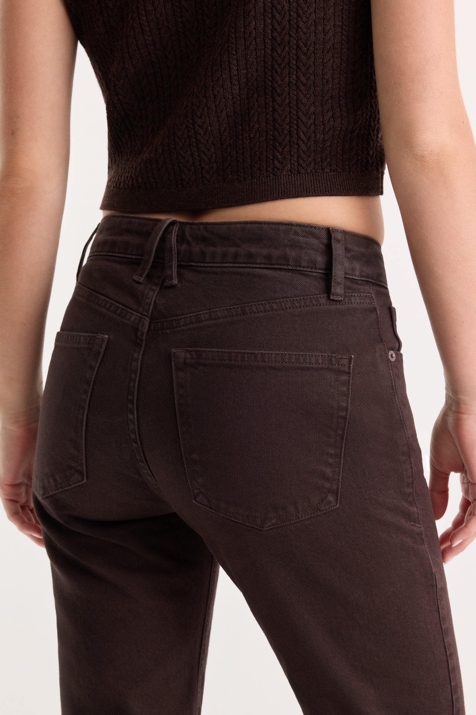 VINTAGE STRAIGHT JEANS | ESPRESSO