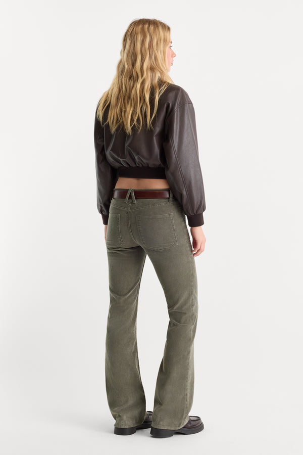 VINTAGE LOW RISE BOOTCUT CORDUROY PANT | WASHED CYPRESS