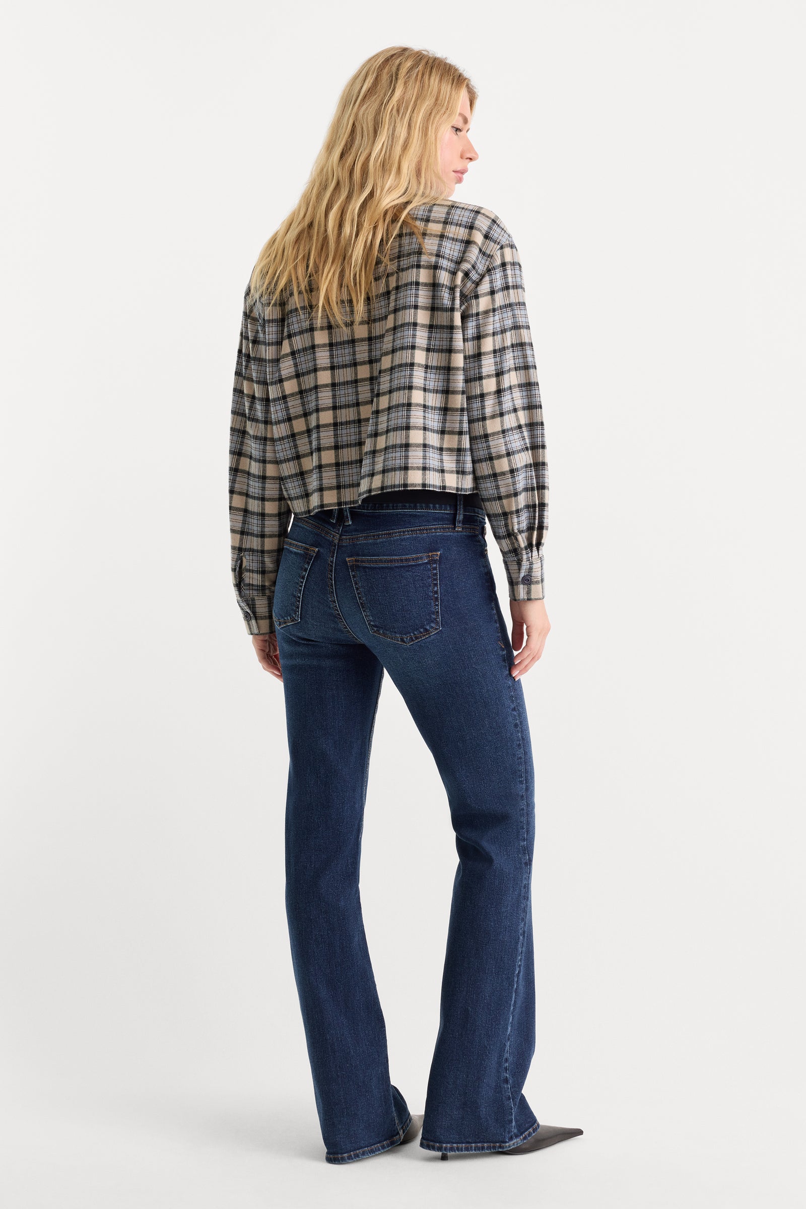 GOOD LOW RISE BOOTCUT JEANS | UMBER