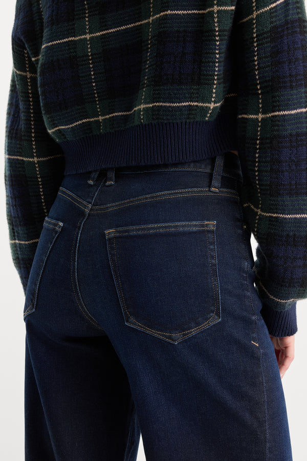 GOOD WAIST PALAZZO ANKLE JEANS | RINSE