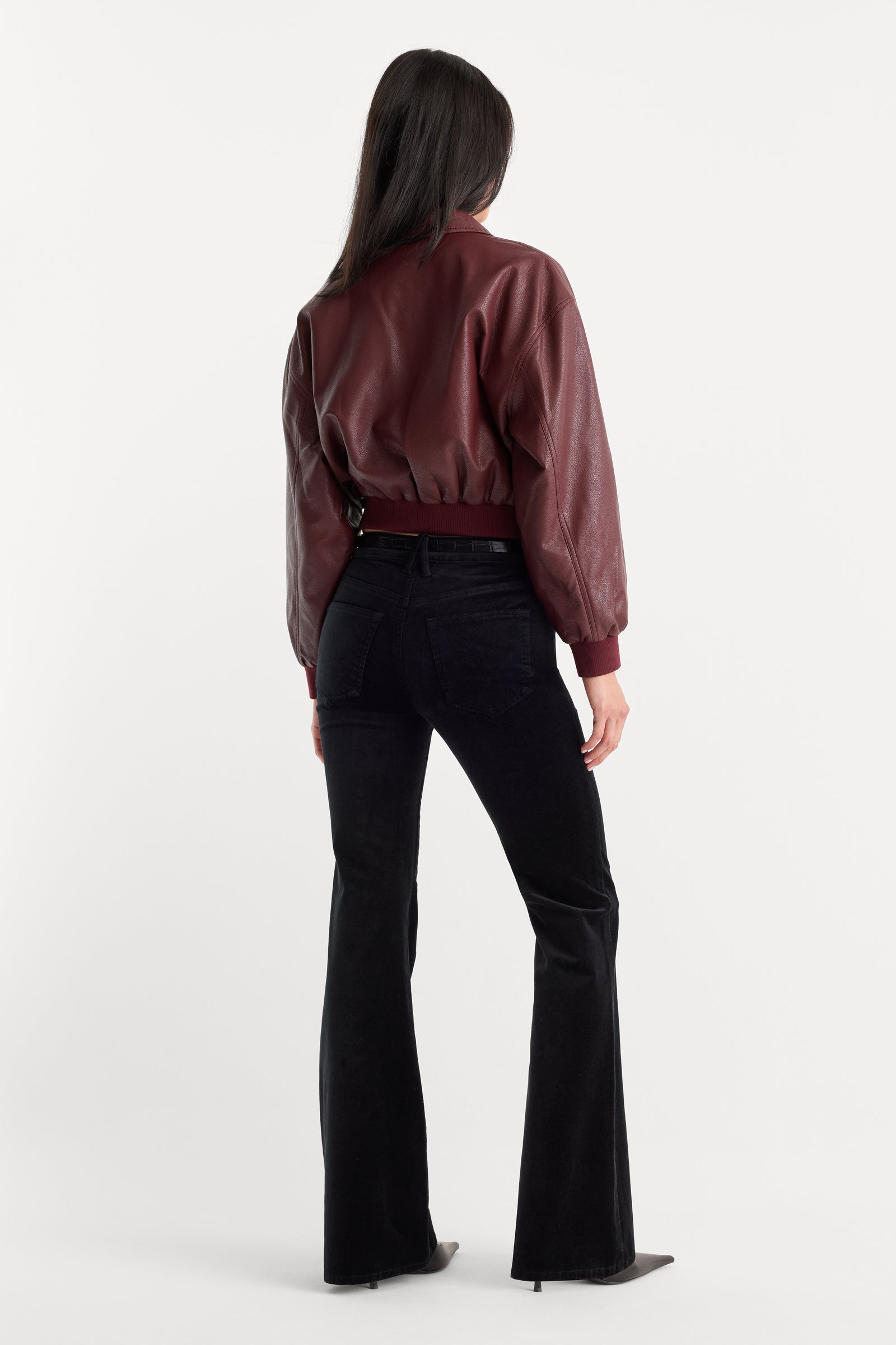 VELVET GOOD LEGS FLARE PANT | BLACK