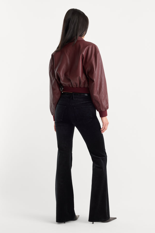 VELVET GOOD LEGS FLARE PANT | BLACK