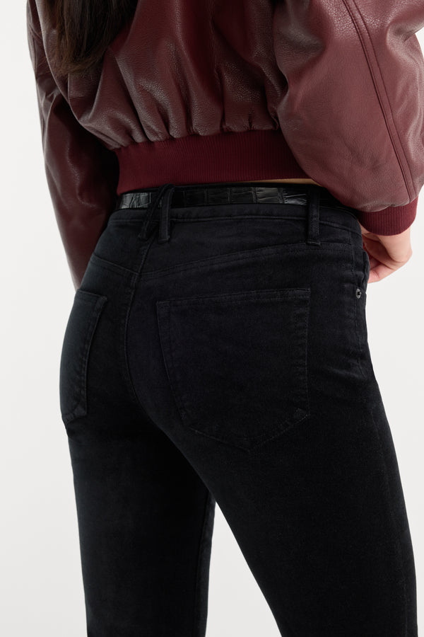 VELVET GOOD LEGS FLARE PANT | BLACK