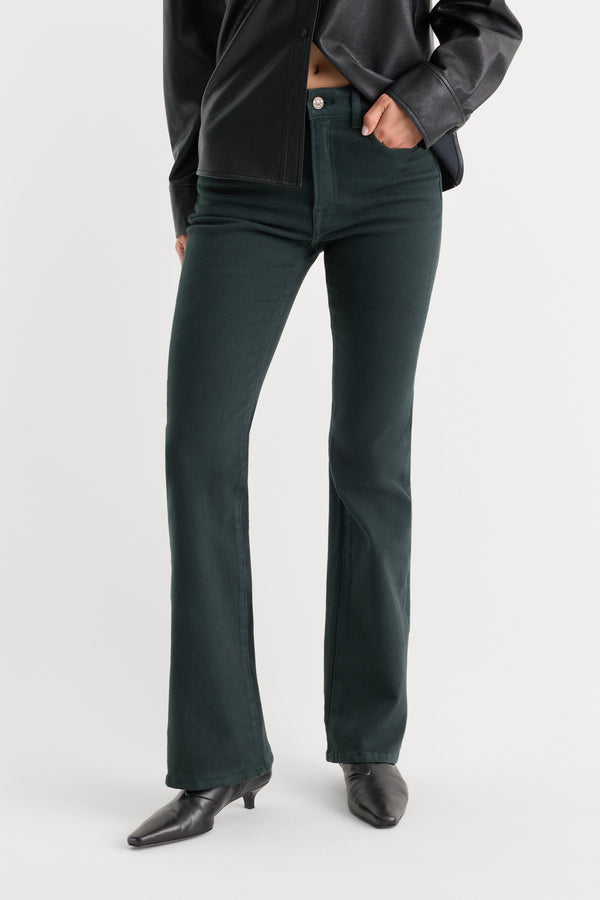 GOOD CLASSIC BOOTCUT JEANS | FOREST GREEN