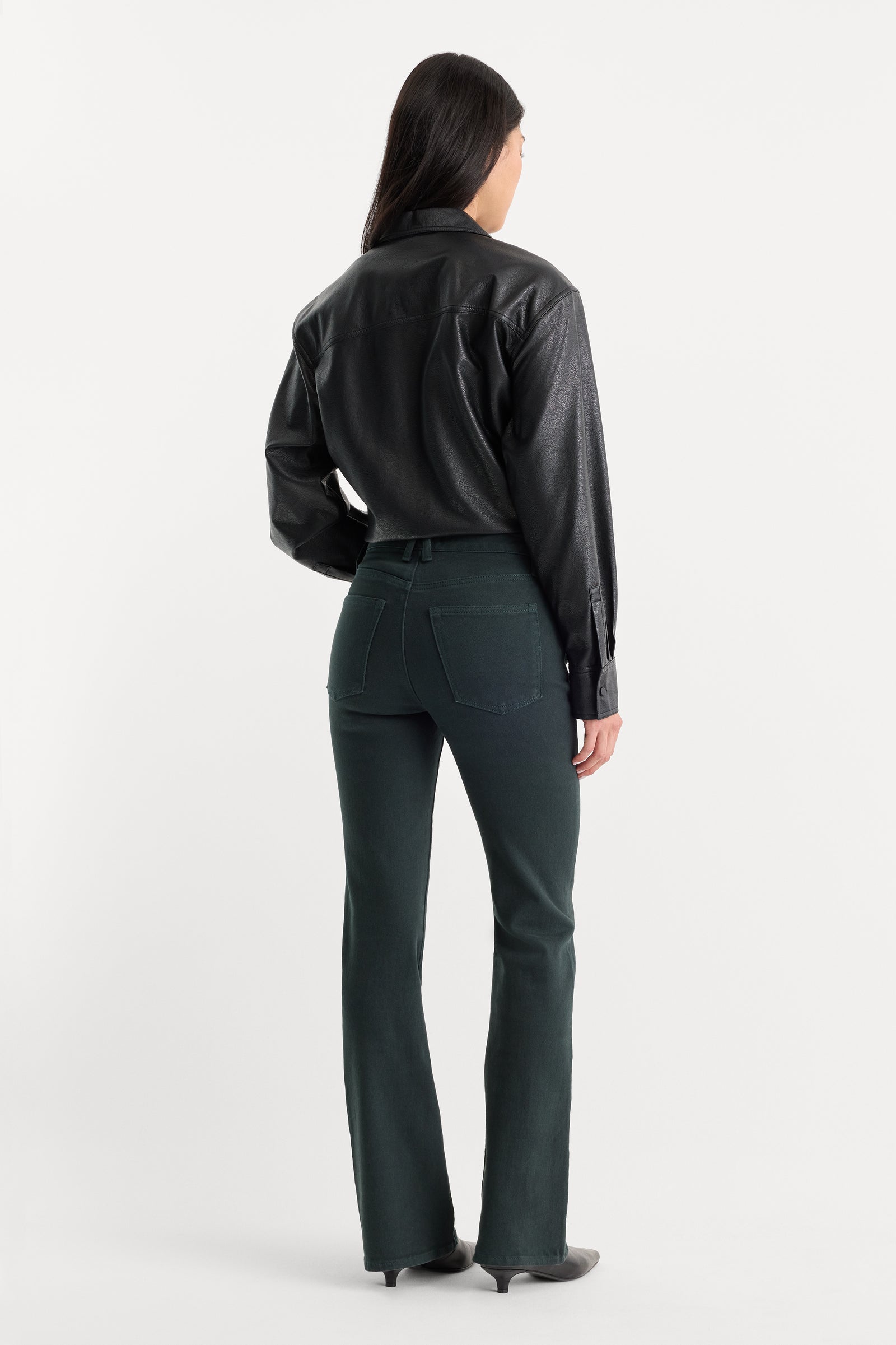GOOD CLASSIC BOOTCUT JEANS | FOREST GREEN