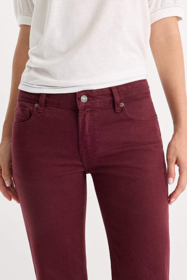 VINTAGE LOW RISE BOOTCUT JEANS | BERRY NOIR