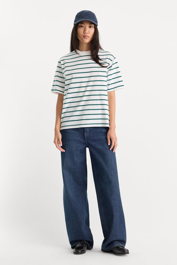 THE BODEGA TEE | FOREST MULTI STRIPE