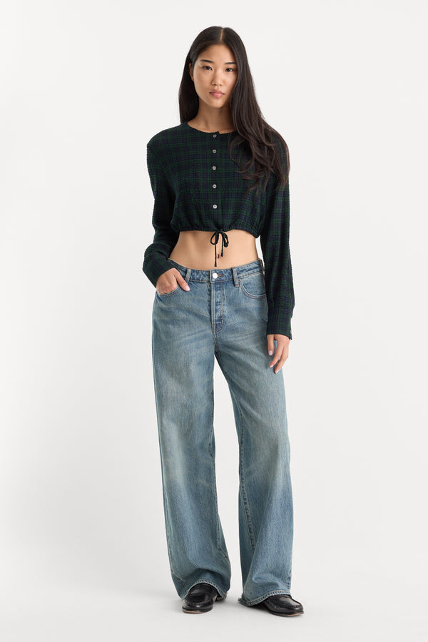VINTAGE WIDE JEANS | OAK
